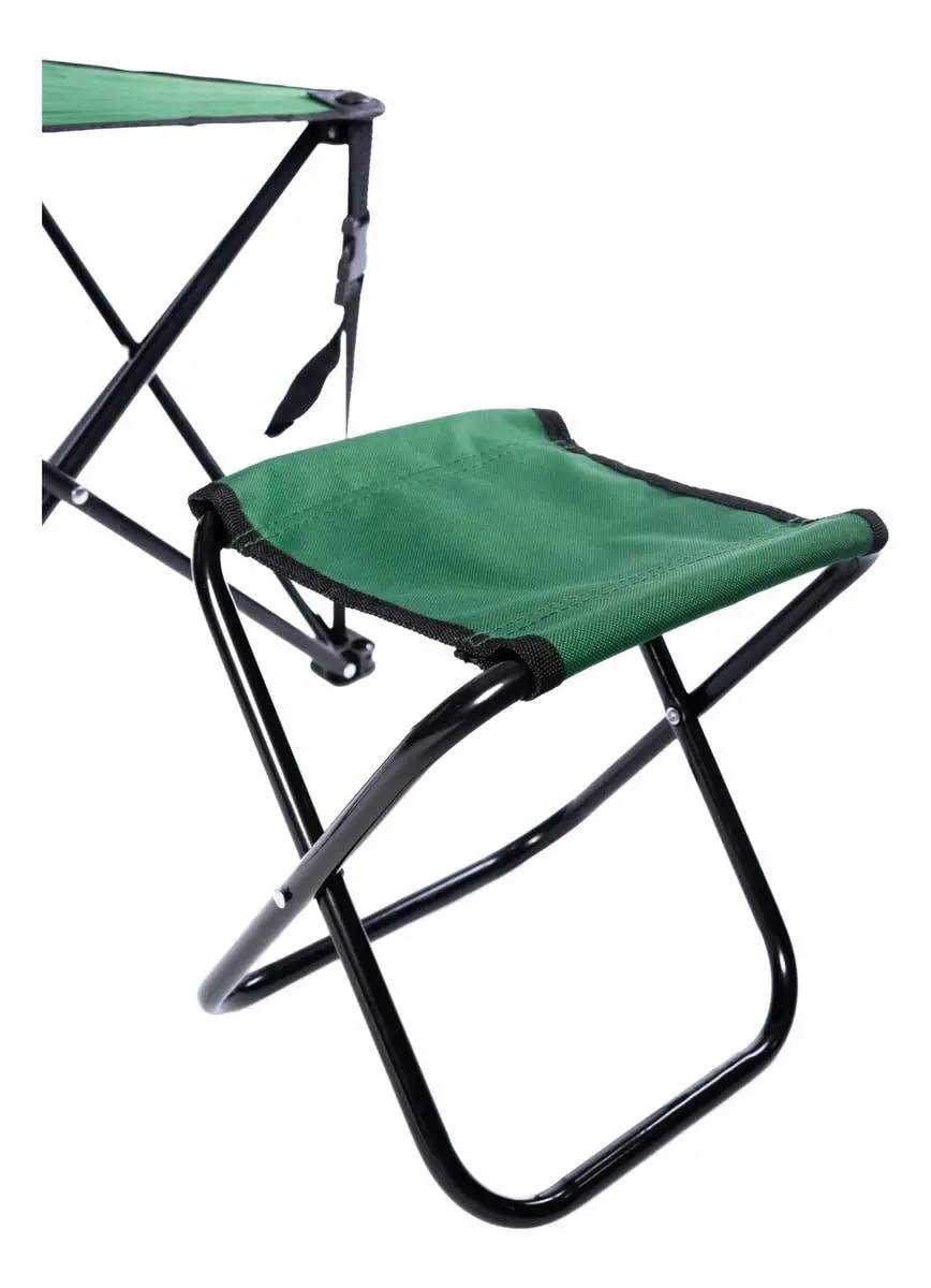 Set Mesa Plegable Camping Infantil + 2 Bancos