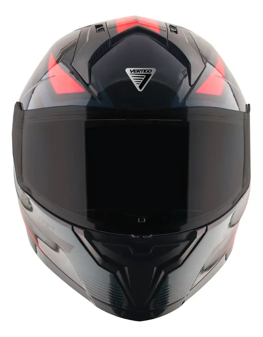Casco Moto Integral Vertigo Sonic Trigger Alerón Visor Fume