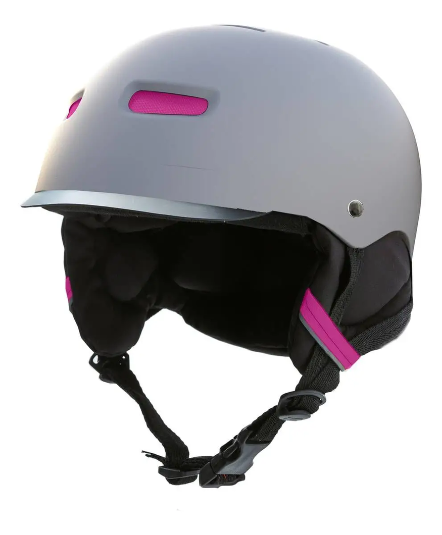 Casco Vertigo Aspen Snow Montaña Ski Gris/Fucsia