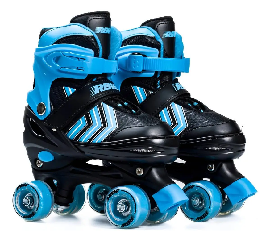 Patines Niños 4 Ruedas Extensible Ajustables Rainbow