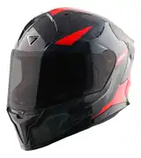Casco Moto Integral Vertigo Sonic Trigger Alerón Visor Fume