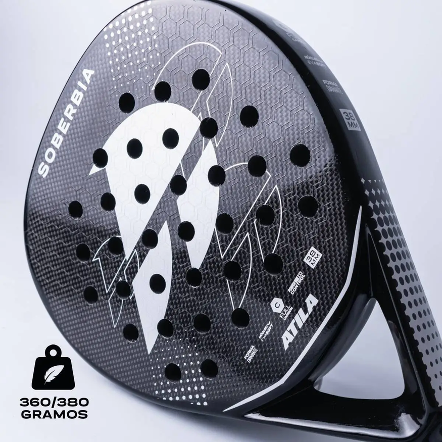 Paleta Padel Atila Soberbia Diamante Full Carbono