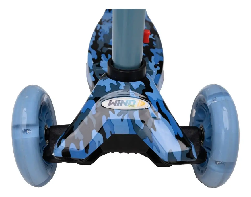 Monopatín Infantil Wind Rainbow 3 Ruedas Led Aluminio