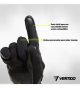 Guantes Moto Vertigo C Protección Rígida Nudillos
