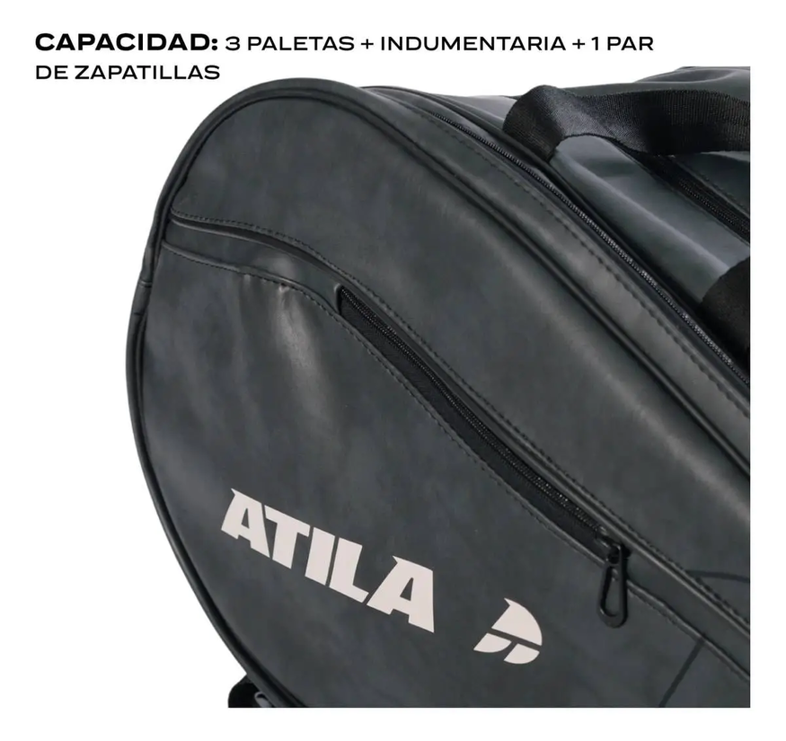 Bolso Mochila Paletero de Padel Triple Premium Atila