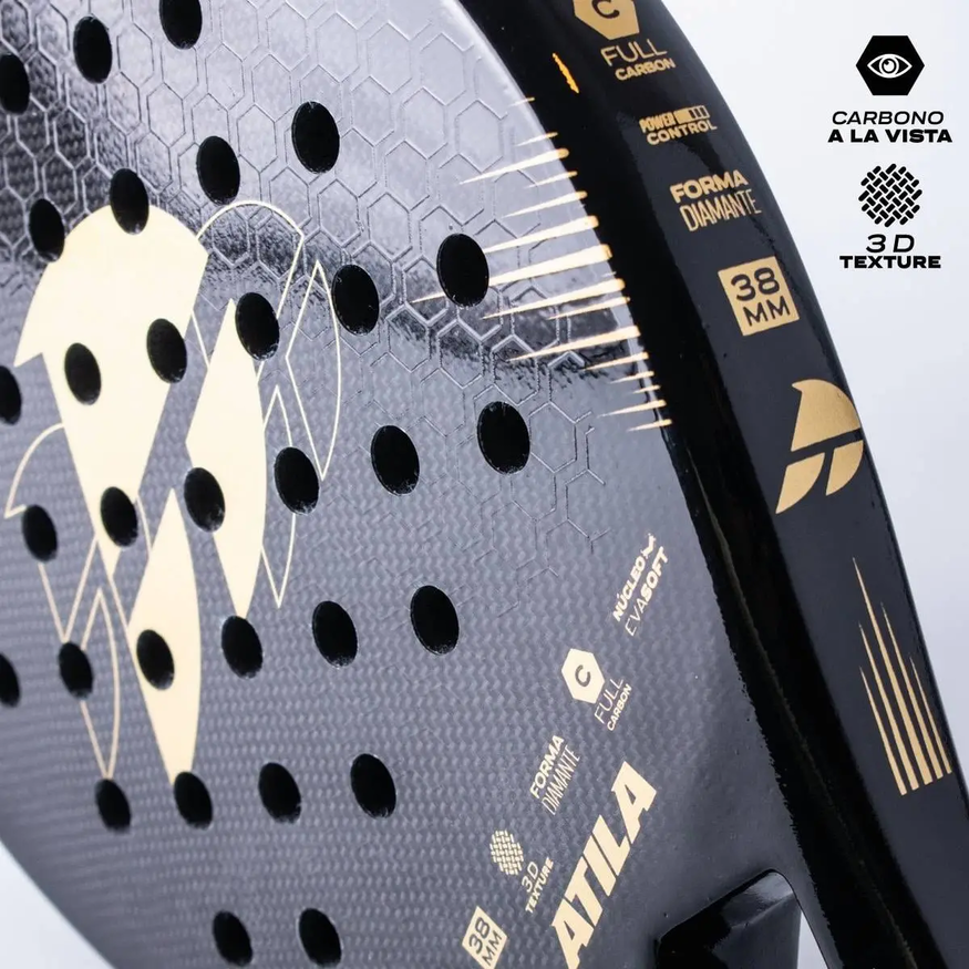 Paleta Padel Imperia Atila Diamante Full Carbono