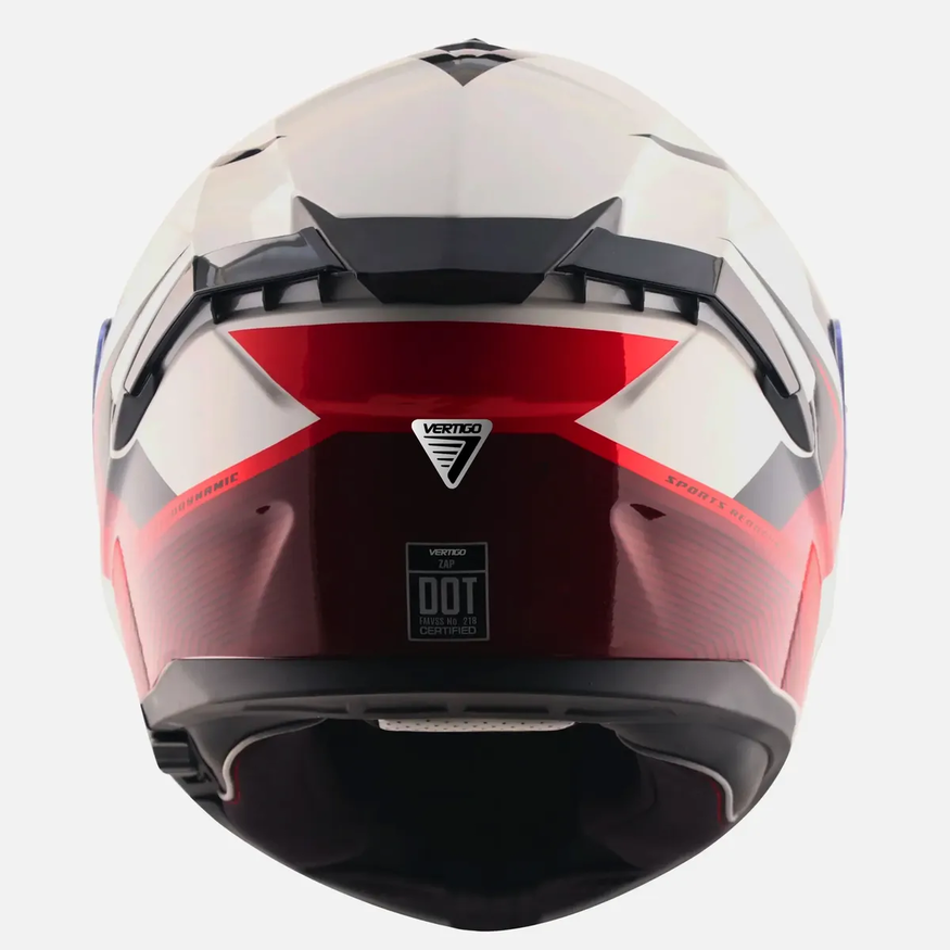 Casco Moto Vertigo Integral Zap Alliance Doble Visor Alerón