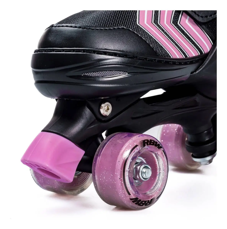 Patines Niños 4 Ruedas Extensible Ajustables Rainbow