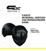 Casco Moto Vertigo V50 Dark Edicion Especial