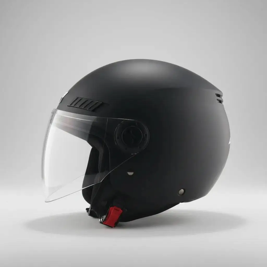 Casco Moto Abierto Con Visor Axor Kioto Solid Doble Certificación