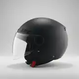 Casco Moto Abierto Con Visor Axor Kioto Solid Doble Certificación