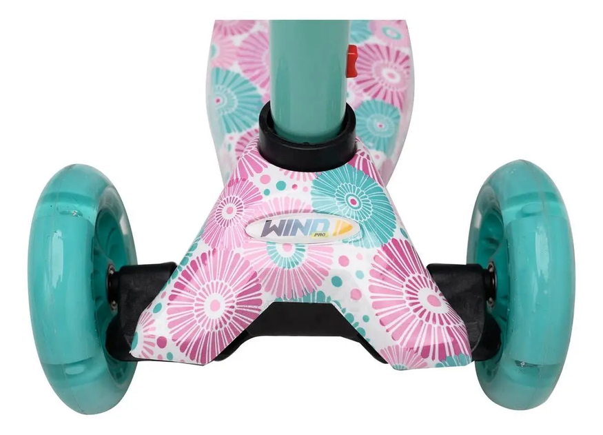 Monopatín Infantil Wind Rainbow 3 Ruedas Led Aluminio