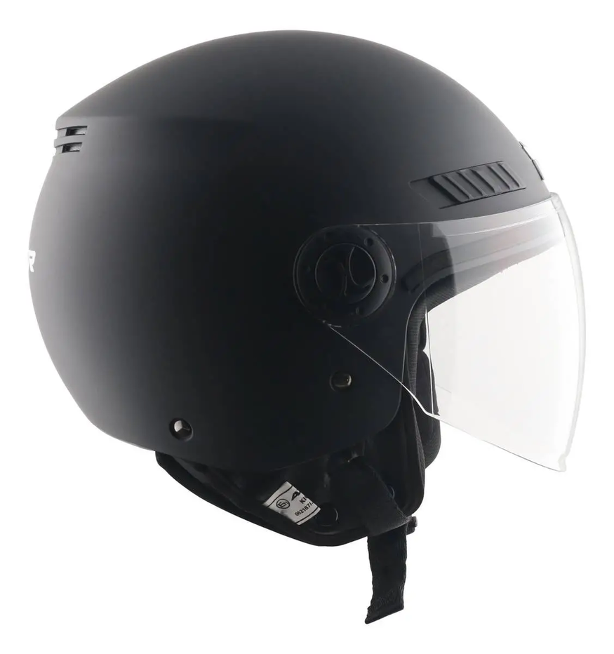 Casco Moto Abierto Con Visor Axor Kioto Solid Doble Certificación