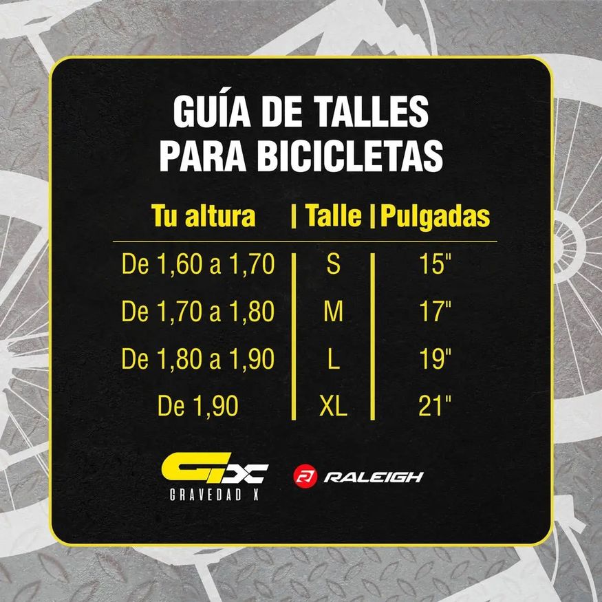 Bicicleta Mtb R29 Raleigh Mojave 2.0 21v Aluminio Shimano