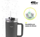 Vaso Térmico Con Sorbete 1.18l Acero Vonne