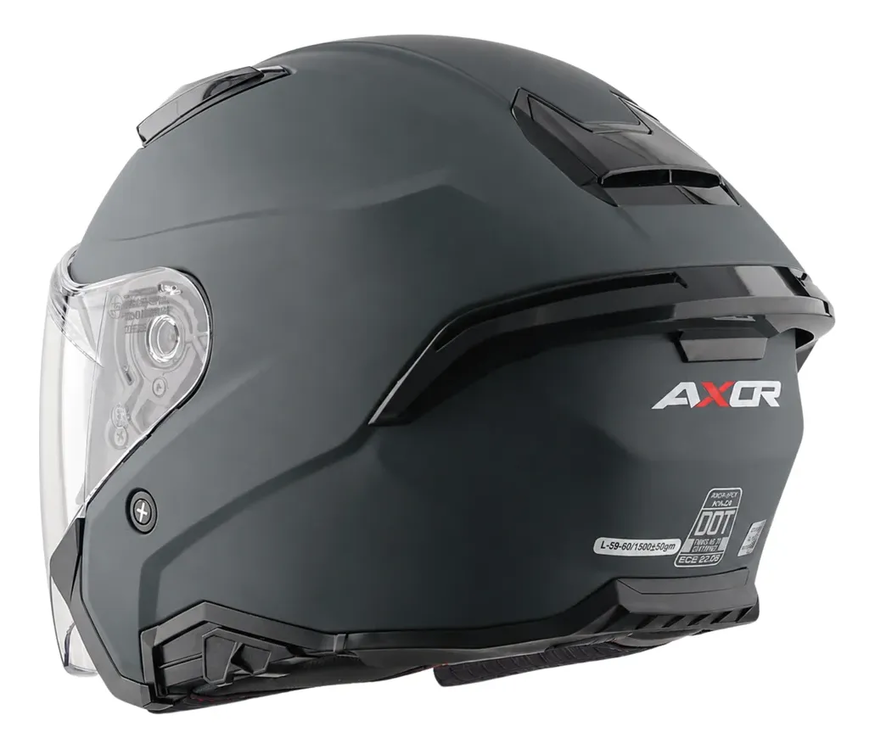 Casco Moto Abierto Axor Kylo Doble Visor Doble Certificación