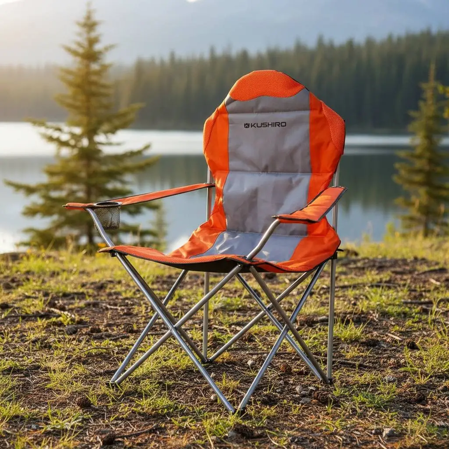 Silla Kushiro Plegable Respaldo Alto Camping