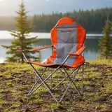 Silla Kushiro Plegable Respaldo Alto Camping