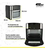 Horno Air Fryer Freidora 16l Grill Multifunción