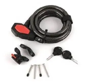 Linga Moto/bici 185cmx12mm 2 Llaves + Soporte