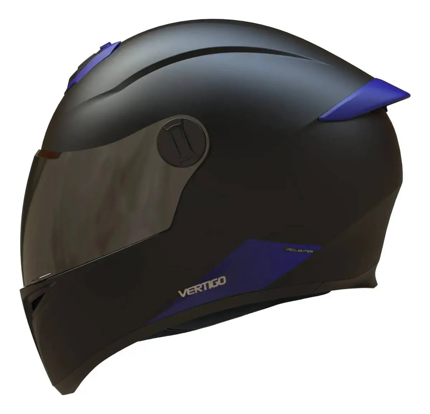 Casco Moto Integral Vertigo V50 Lighter Alerón Sólido