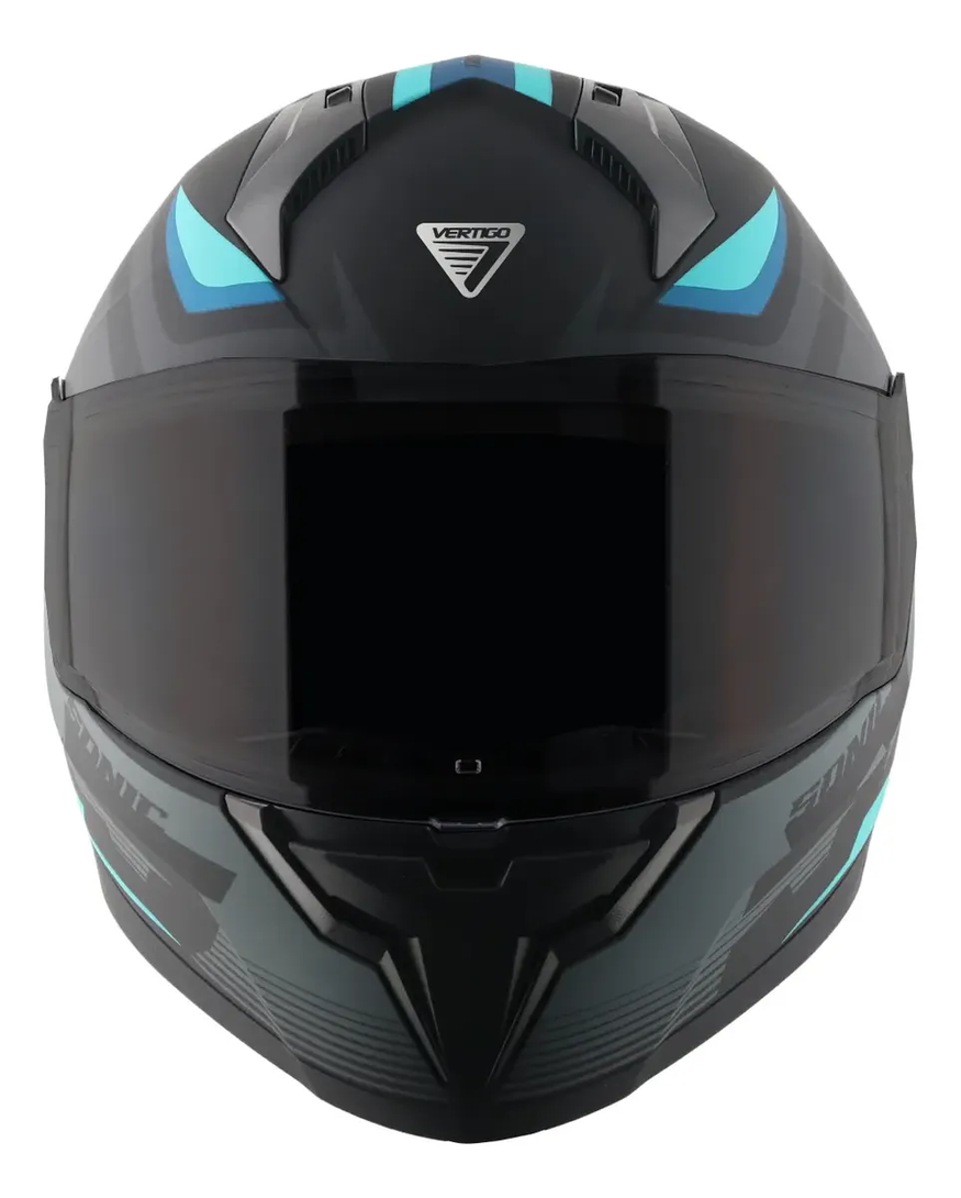 Casco Moto Integral Vertigo Sonic Trigger Alerón Visor Fume