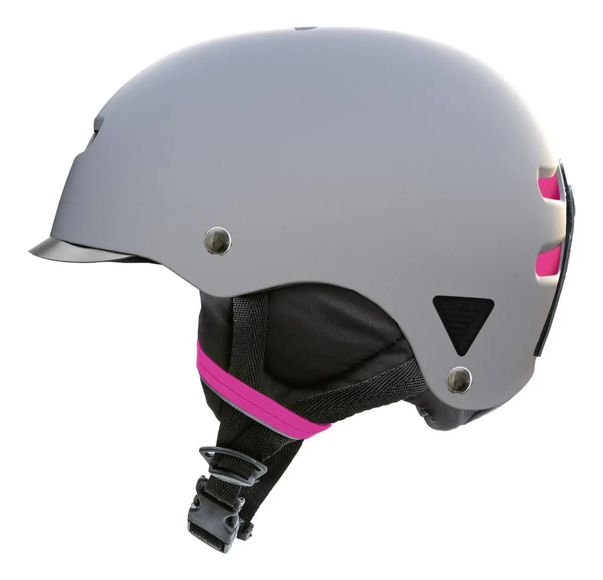 Casco Vertigo Aspen Snow Montaña Ski Gris/Fucsia