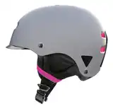 Casco Vertigo Aspen Snow Montaña Ski Gris/Fucsia